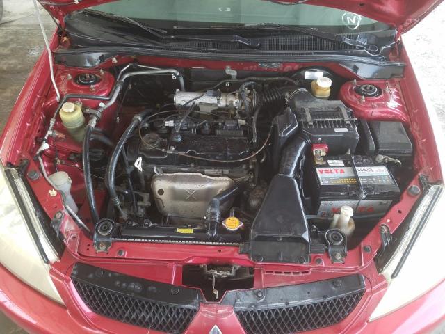 VIN: JMYSRCS1A8U706683 Auction: COPART UAE Lot: 59600101 Location: DUBAI INDUSTRIAL CITY - DUBAI JMYSRCS1A8U706683 MITSUBISHI LANCER 2008 RED Photo 7