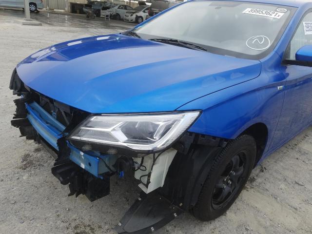VIN: LSJA36E38LZ016088 Auction: COPART UAE Lot: 59953621 Location: DUBAI INDUSTRIAL CITY - DUBAI VIN: LSJA36E38LZ016088 MG 5 2020 BLUE Photo 9