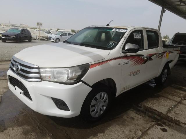 VIN: MR0CX6CD0G0160367 Auction: COPART UAE Lot: 59787151 Location: DUBAI INDUSTRIAL CITY - DUBAI VIN: MR0CX6CD0G0160367 TOYOTA HILUX 2016 WHITE Photo 2