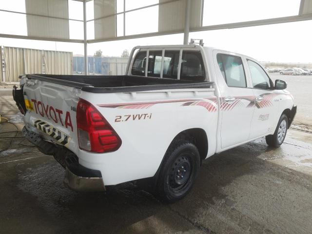 VIN: MR0CX6CD0G0160367 Auction: COPART UAE Lot: 59787151 Location: DUBAI INDUSTRIAL CITY - DUBAI VIN: MR0CX6CD0G0160367 TOYOTA HILUX 2016 WHITE Photo 4