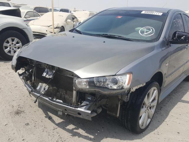 VIN: JMYSTCY4ACU704367 Auction: COPART UAE Lot: 59599111 Location: DUBAI INDUSTRIAL CITY - DUBAI VIN: JMYSTCY4ACU704367 MITSUBISHI LANCER 2012 GRAY Photo 9