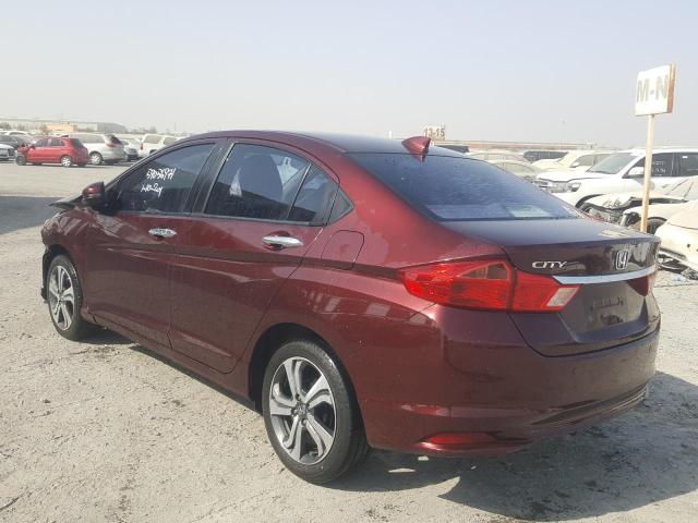 VIN: MRHGM6669GP031345 Auction: COPART UAE Lot: 59056971 Location: DUBAI INDUSTRIAL CITY - DUBAI MRHGM6669GP031345 HONDA CITY 2016 RED Photo 3