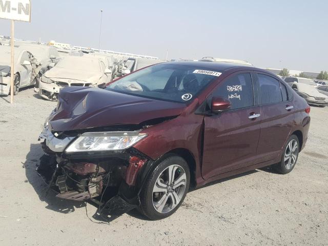 VIN: MRHGM6669GP031345 Auction: COPART UAE Lot: 59056971 Location: DUBAI INDUSTRIAL CITY - DUBAI MRHGM6669GP031345 HONDA CITY 2016 RED Photo 2