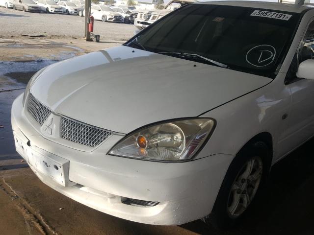 VIN: JMYSRCS1A8U723787 Auction: COPART UAE Lot: 59577191 Location: DUBAI INDUSTRIAL CITY - DUBAI VIN: JMYSRCS1A8U723787 MITSUBISHI LANCER 2008 WHITE Photo 10