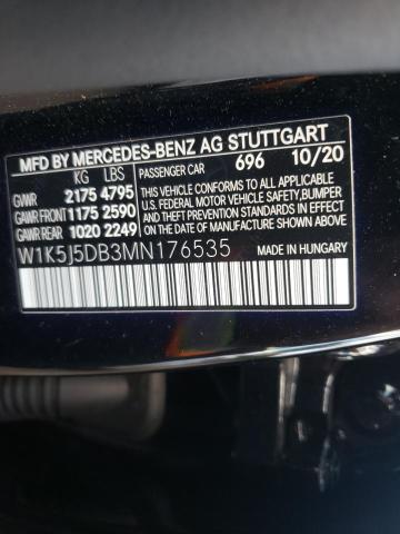 2021 MERCEDES-BENZ CLA 45 AMG W1K5J5DB3MN176535