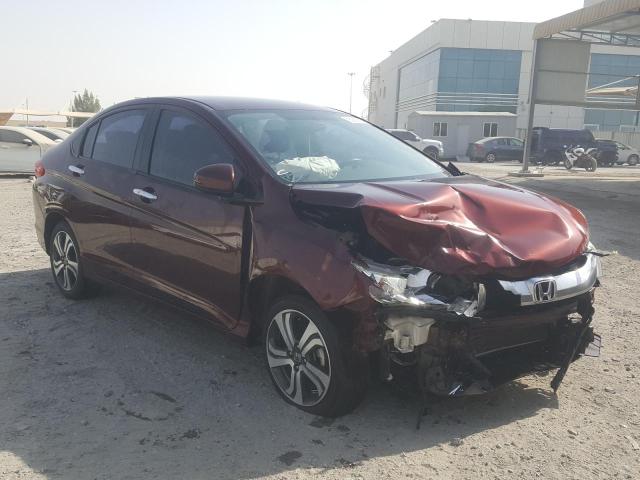VIN: MRHGM6669GP031345 Auction: COPART UAE Lot: 59056971 Location: DUBAI INDUSTRIAL CITY - DUBAI MRHGM6669GP031345 HONDA CITY 2016 RED Photo 1