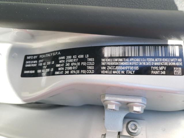 2017 JEEP RENEGADE L - ZACCJBBB4HPF95185