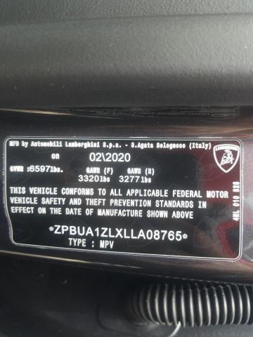 2020 LAMBORGHINI URUS ZPBUA1ZLXLLA08765