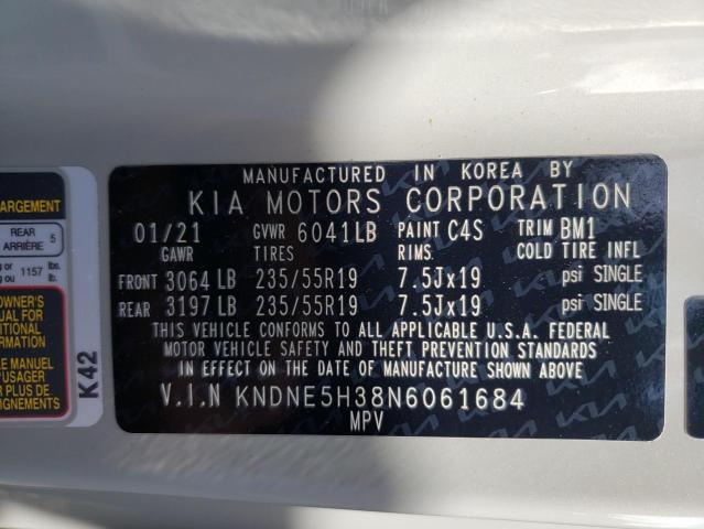 2022 KIA CARNIVAL S KNDNE5H38N6061684