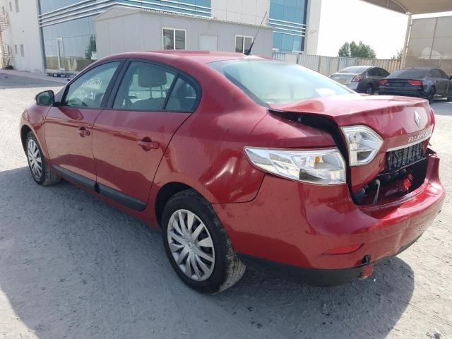 VIN: VF1LZLGT3GR581695 Auction: COPART UAE Lot: 60131571 Location: DUBAI INDUSTRIAL CITY - DUBAI VF1LZLGT3GR581695 RENAULT FLUENCE 2016 RED Photo 3