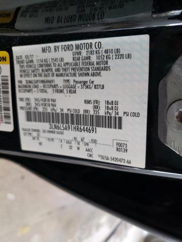 2017 LINCOLN MKZ PREMIE 3LN6L5A91HR644691