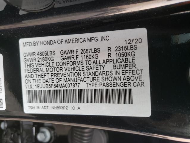 2021 ACURA TLX ADVANC 19UUB5F64MA007877
