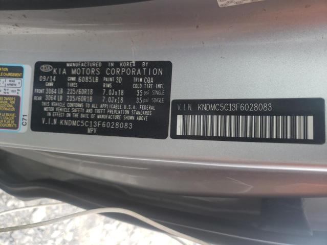 2015 KIA SEDONA EX KNDMC5C13F6028083