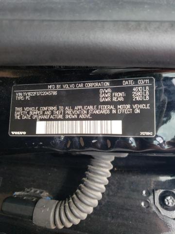 2012 VOLVO S60 T5 YV1622FS7C2045786