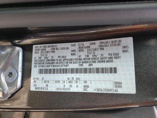2017 FORD 1220 1FMCU0F72HUC37157