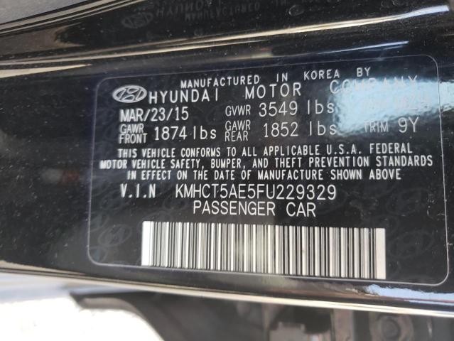 2015 HYUNDAI ACCENT GS KMHCT5AE5FU229329