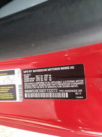 2013 MINI COOPER JOH WMWSU9C50DT722272