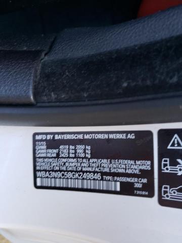 2016 BMW 428 XI WBA3N9C58GK249846