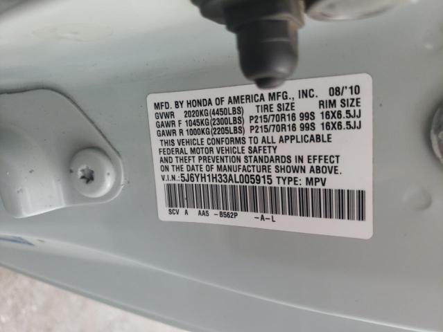2010 HONDA ELEMENT LX 5J6YH1H33AL005915