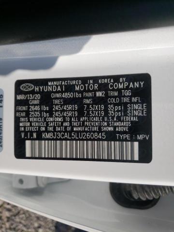 2020 HYUNDAI TUCSON KM8J3CAL5LU260845
