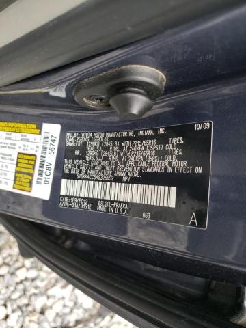 2010 TOYOTA SIENNA CE 5TDKK4CC5AS326892