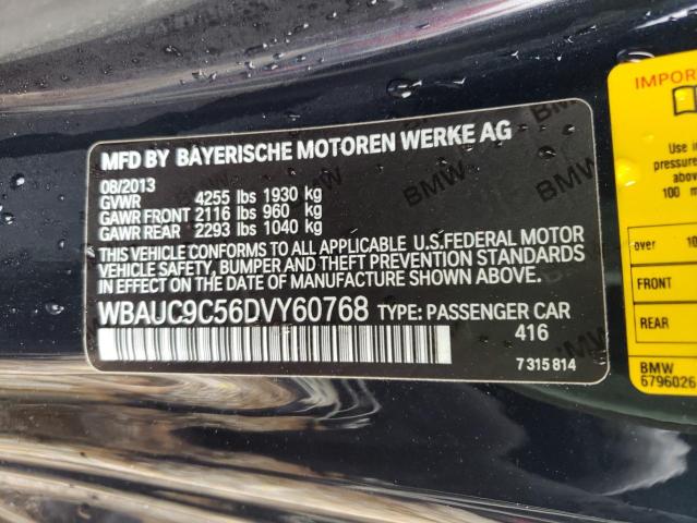 2013 BMW 135 I WBAUC9C56DVY60768