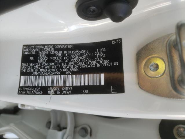 2014 TOYOTA LAND CRUIS JTMHY7AJ7E4024498