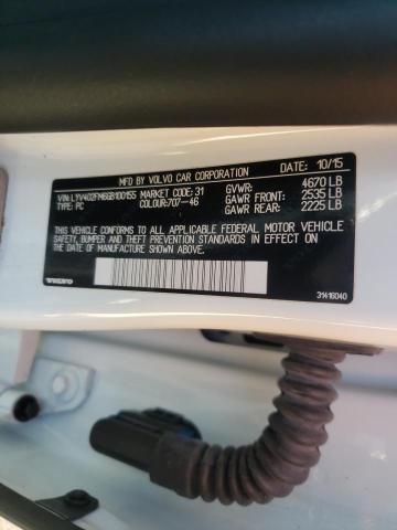 2016 VOLVO S60 PLATIN LYV402FM6GB100155