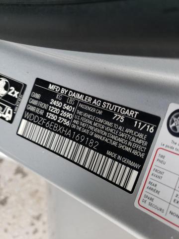 2017 MERCEDES-BENZ E 43 4MATI WDDZF6EBXHA169182