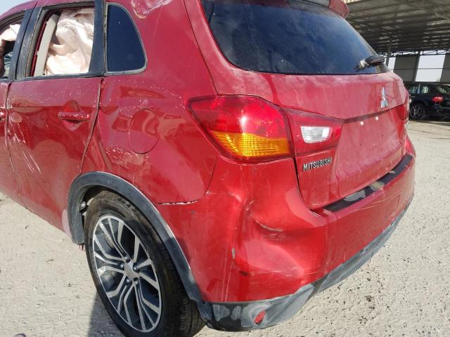 VIN: JA4AR3AU5HZ060953 Auction: COPART UAE Lot: 60664181 Location: DUBAI INDUSTRIAL CITY - DUBAI VIN: JA4AR3AU5HZ060953 MITSUBISHI OUTLANDER 2017 RED Photo 19