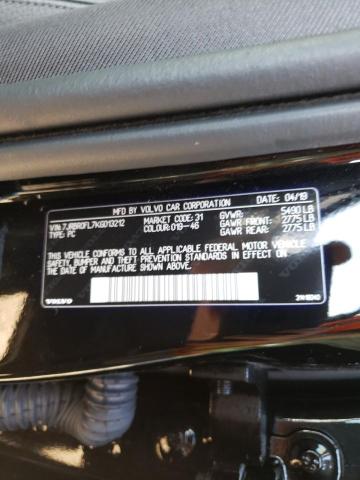 2019 VOLVO S60 T8 INS 7JRBR0FL7KG013212