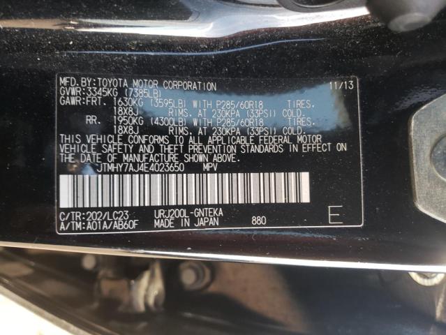 2014 TOYOTA LAND CRUIS JTMHY7AJ4E4023650