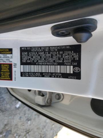 2017 TOYOTA AVALON HYB 4T1BD1EB1HU057563
