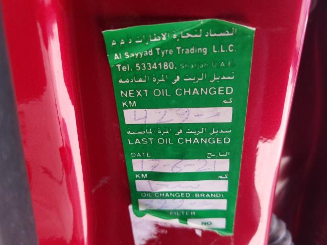 VIN: JA4AR3AU5HZ060953 Auction: COPART UAE Lot: 60664181 Location: DUBAI INDUSTRIAL CITY - DUBAI VIN: JA4AR3AU5HZ060953 MITSUBISHI OUTLANDER 2017 RED Photo 15