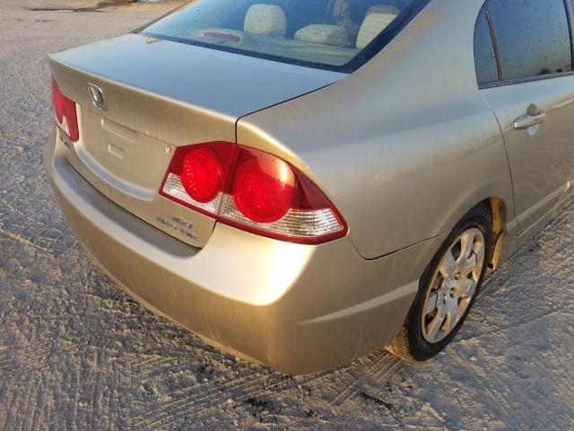 VIN: JHMFD16388S413966 Auction: COPART UAE Lot: 60839391 Location: DUBAI INDUSTRIAL CITY - DUBAI VIN: JHMFD16388S413966 HONDA CIVIC 2008 GOLD Photo 10