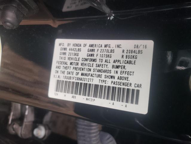 2017 ACURA TLX 19UUB1F3XHA001277