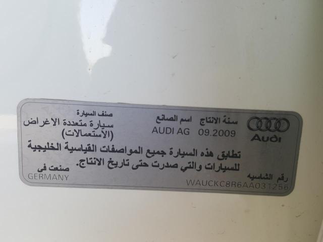 VIN: WAUCKC8R6AA031256 Auction: COPART UAE Lot: 60669571 Location: USED VEHICLE AUCTION - DUBAI VIN: WAUCKC8R6AA031256 AUDI Q5 2010 WHITE Photo 11