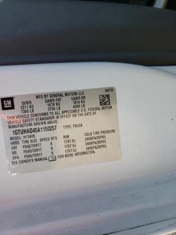 2010 GMC SAVANA G15 1GTUHAD45A1150257