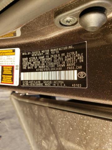 2020 TOYOTA AVALON LIM 4T1DZ1FB7LU043488