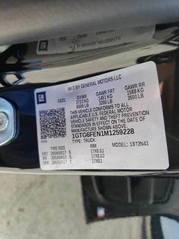 2021 GMC CANYON AT4 1GTG6FEN1M1259228