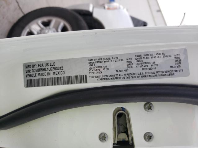 2020 RAM 2500 TRADE 3C6UR5HL1LG263012