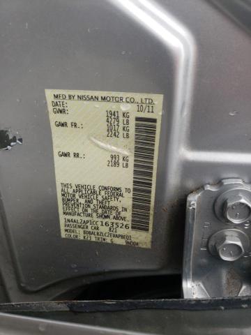 2012 NISSAN ALTIMA BAS - 1N4AL2AP1CC163526