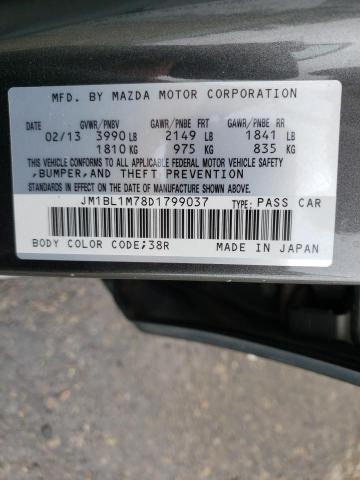 2013 MAZDA 3 I JM1BL1M78D1799037