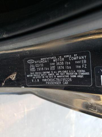2011 HYUNDAI ACCENT GL KMHCM3AC7BU195226