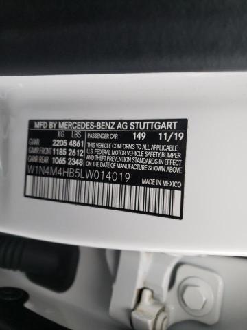 2020 MERCEDES-BENZ GLB 250 4M W1N4M4HB5LW014019