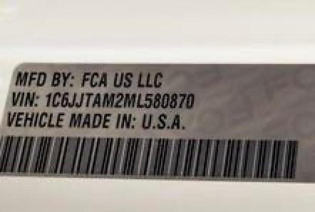 2021 JEEP GLADIATOR 1C6JJTAM2ML580870