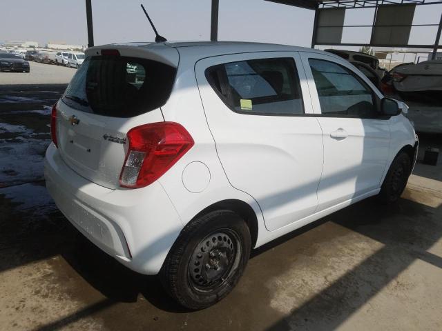 VIN: KL1CD6CA9LC402568 Auction: COPART UAE Lot: 60670011 Location: DUBAI INDUSTRIAL CITY - DUBAI VIN: KL1CD6CA9LC402568 CHEVROLET SPARK 2020 WHITE Photo 4