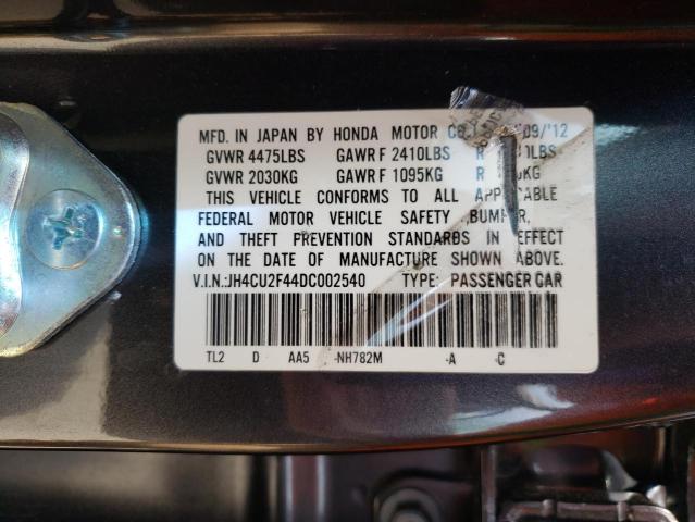 2013 ACURA TSX JH4CU2F44DC002540