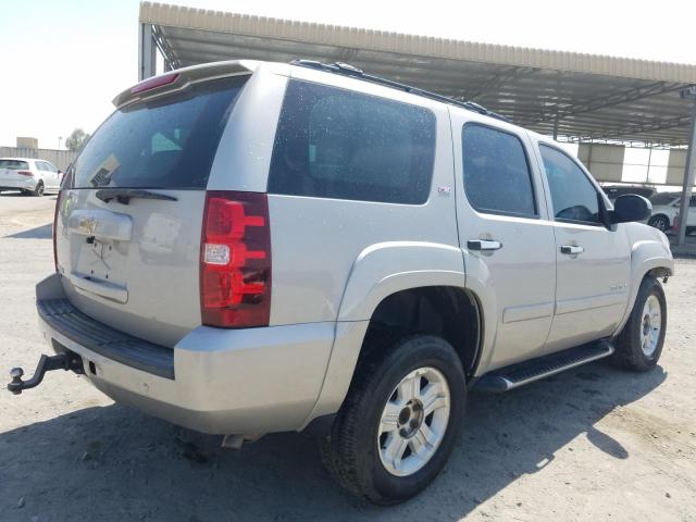 VIN: 1GNFK13J98R256649 Auction: COPART UAE Lot: 61336231 Location: DUBAI INDUSTRIAL CITY - DUBAI VIN: 1GNFK13J98R256649 CHEVROLET TAHOE 2008 SILVER Photo 4