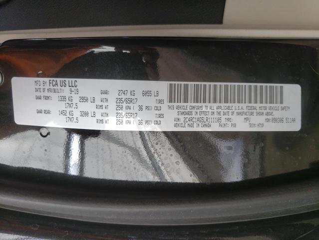 2020 CHRYSLER VOYAGER L 2C4RC1AG5LR111105